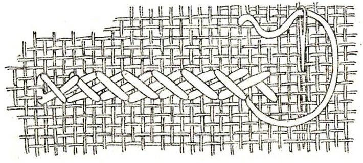 Ход крестом. Плетеный Славянский шов. Поперечный стежок. Вышивка плетеным славянским крестом. Черногорский крест в вышивании.