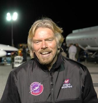 3. Ричард Брэнсон перед запланированным взлетом Virgin Atlantic GlobalFlyer