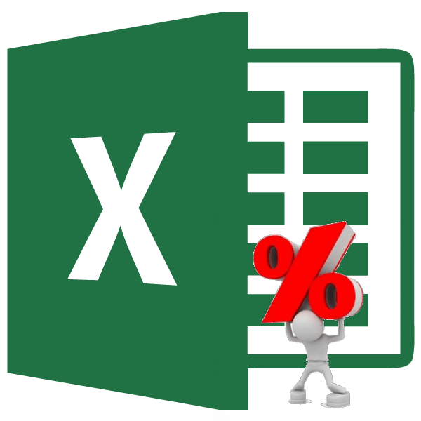 Вычитание процента в Microsoft Excel