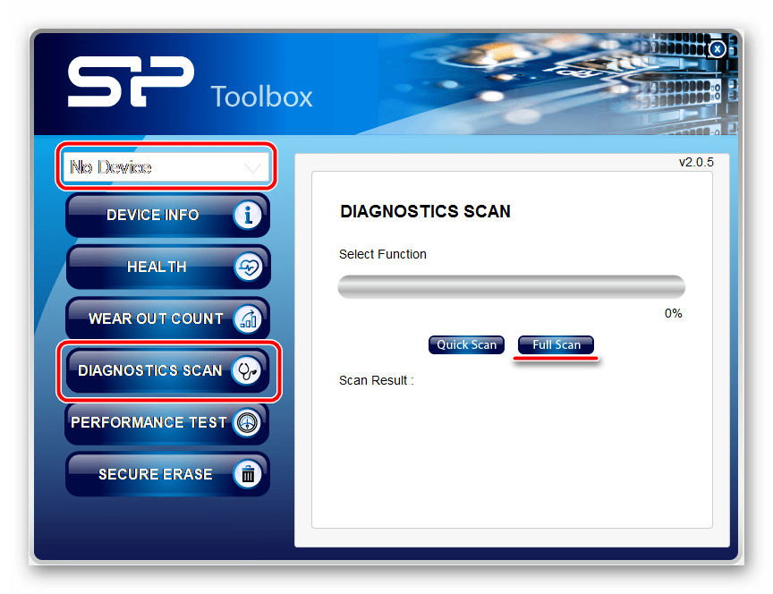 окно программы SP ToolBox