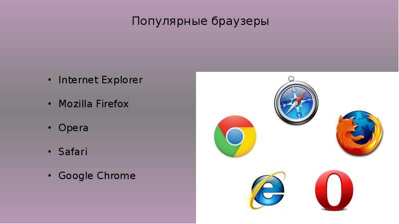 Для чего предназначены интернет браузеры. Разновидности браузеров. Браузеры виды отличия. Назовите самые популярные браузеры. Браузер это в информатике.