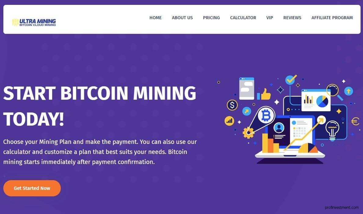 облачный майнинг ULTRA MINING