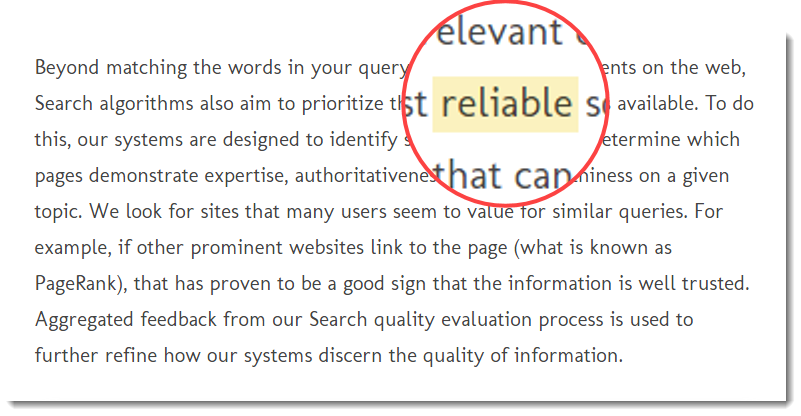 Reliable (англ.) – надежный, достоверный